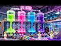 Satisfying Multi-color Slime ASMR with a LEGO Factory • Slimy LEGO City • Stop Motion Film
