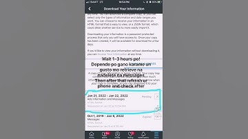 Retrieve deleted messages on messenger