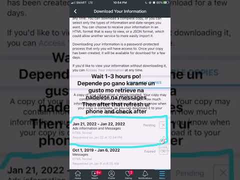 Retrieve deleted messages