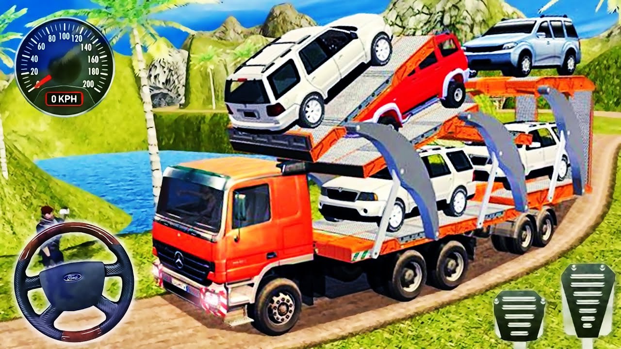 Prado Transporter Airplane - Trucks Driver Simulator - Best Android Gameplay #3