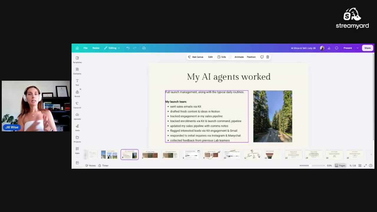 AI Systems Show & Tell | 5-layer agentic systems framework, the AI system running the Lab launch