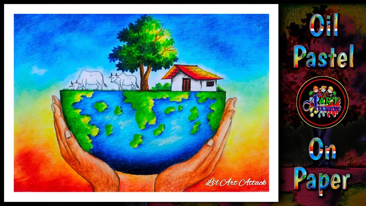 Save Earth Save Environment Drawing // Environment Day Drawing