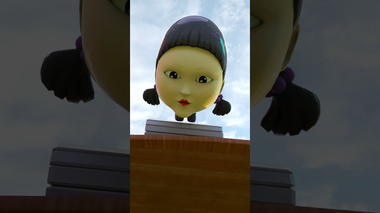 Sprunki Oren Eat Dalgona Candy and Squid Doll  