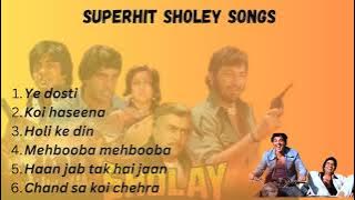SHOLAY movie all songs || audio jukebox || Amitabh Bachchan || Dharmendra || Amjad Khan ||