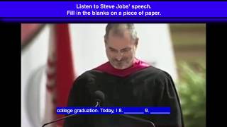 Natural speaking - Lesson 11 - What can Steve Jobs teach you (take a small test)