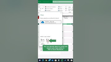 Share your Excel spreadsheet with colleagues 🤝 #shorts  #excel