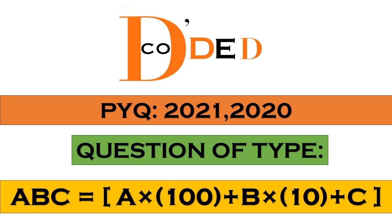 SOLUTION TO PYQ NUMBER SYSTEM PYQ in UPSC CSAT 2021,2020. - YouTube
