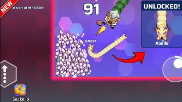 Snake.io HOW TO UNLOCK ALL 4 GODS OF MUSIC EVENT SKINS? 