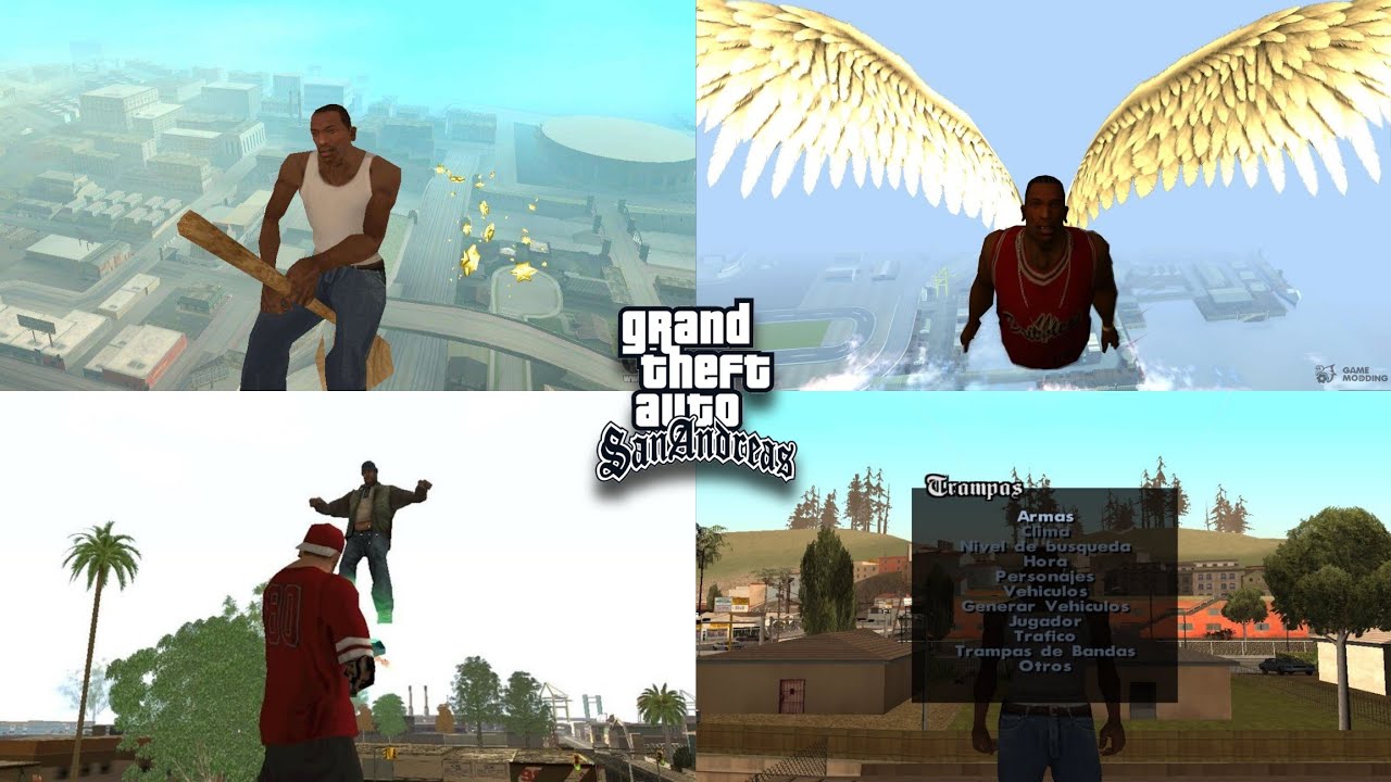 Los 4 Mejores MODS CLASICOS En GTA SAN ANDREAS 2024