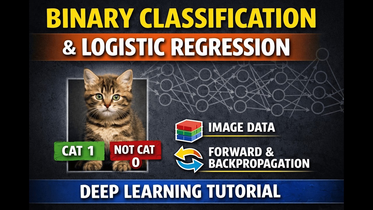 Binary Classification in Deep Learning | Logistic Regression Explained ...