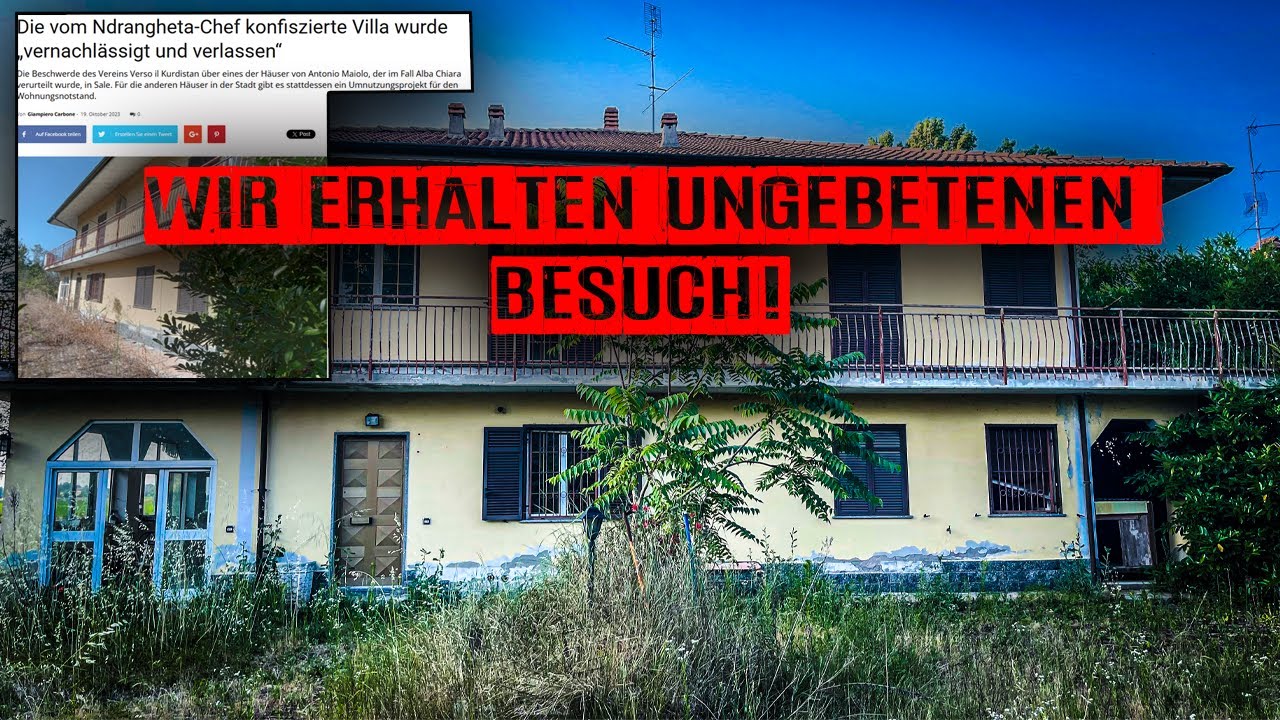 Wir sind nicht allein I Die beschlagnahmte Mafia Villa in Norditalien I Lost Places Italien