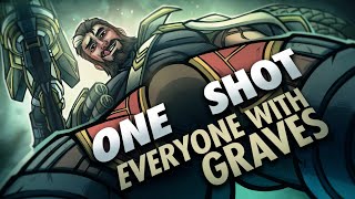 FULL NUKE GRAVES TOP LANE 😈 1 AUTO = 2000 DMG screenshot 5
