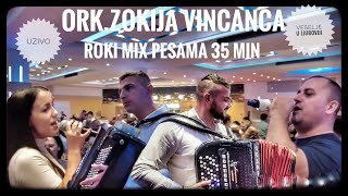 🔝Roki & Ork.Zokija Vincanca(Ljubovija veselje uzivo 35 min pesama)🔝
