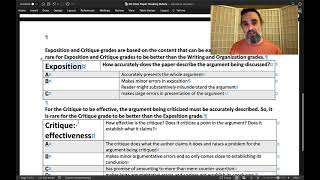 Paper Grading Rubric