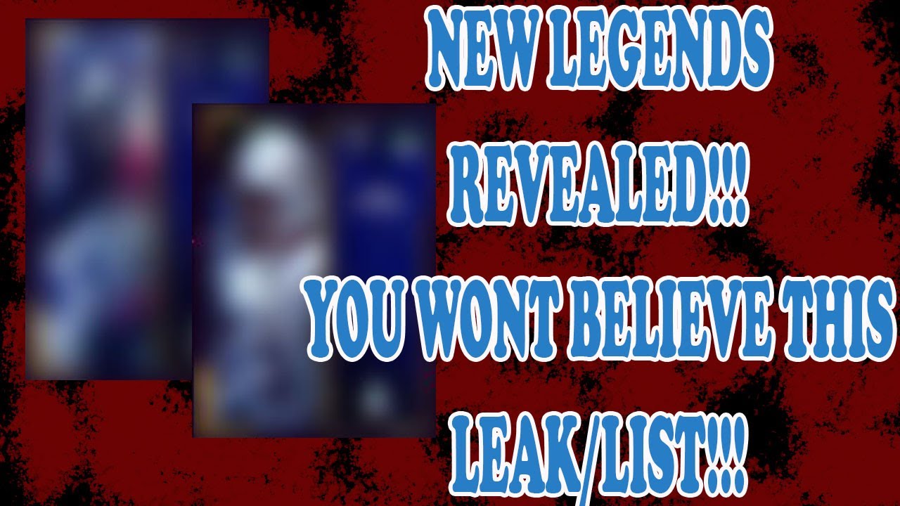 UNBELIEVABLE NEW LEGENDS REVEALED! This List Is INSANE! - Madden 22 Ultimate Team