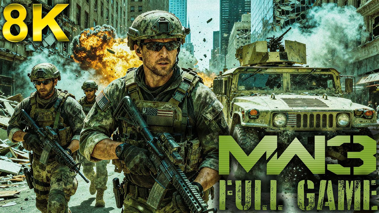 Call of Duty Modern Warfare 3｜2011｜Full Game Playthrough｜8K