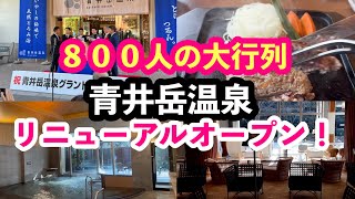 宮崎【800人の大行列】『青井岳温泉』待望のリニューアルオープン初日に入店3時間待ちの大盛況♨️