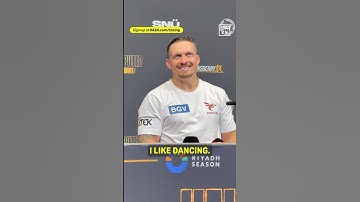 Oleksandr Usyk was inspired by his ring walk music🔊🎶