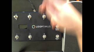 LOOPTIMUS Calibrate The Expression Pedal