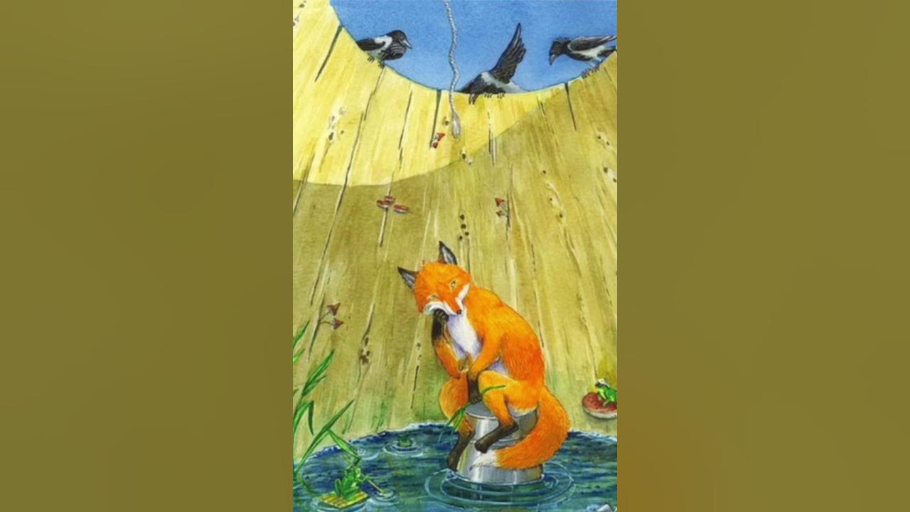 к. рус народная сказка лиса и козел. чтение лиса и козел. ушинский. чтение лиса и козел.