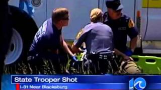 Trooper shot during traffic stop