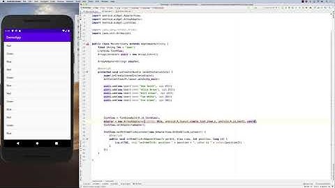 Managing Simple ListView of Objects
