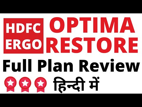 Optima Restore HDFC ERGO | Optima Restore Apollo Munich | Full Plan Review | in Hindi | #27
