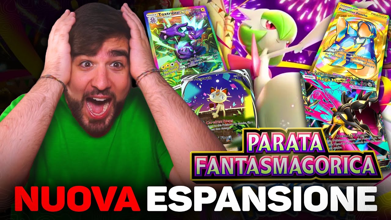 APRO 100+ BUSTINE di PARATA FANTASMAGORICA su POKEMON POCKET! - YouTube