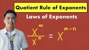 Quotient Rule of Exponents - Laws of Exponents