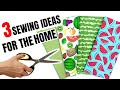 sewing projects for the kitchen | 3 sewing ideas