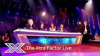 Matt and Rylan catch up with the Judges after Four Of Diamonds’ exit | The Xtra Factor Live 2016