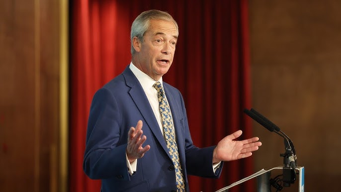 'Một sự thay đổi lớn đang đến với đất nước già cỗi': Nigel Farage - YouTube