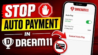 Dream11 Auto Pay ON hai? Abhi band karo!💳 Auto payment cancel karne ka easy step-by-step process 🔥