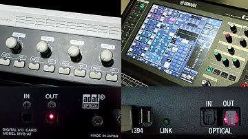 GRABACIÓN MULTIPISTA CON INTERFAZ DESDE UNA CONSOLA DIGITAL POR ADAT - YAMAHA QL1 y TARJETA DIGI 003