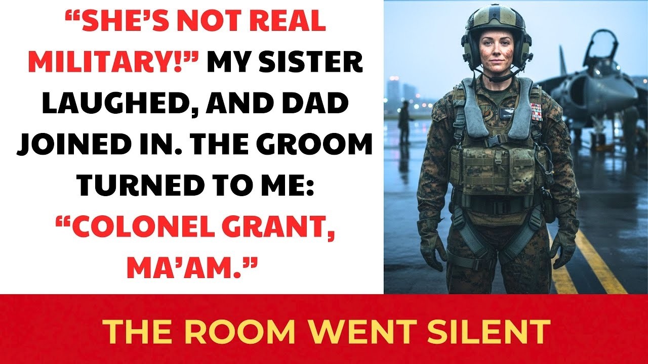 My Sister Said I Couldn’t Handle Military Life At Her Own Wedding Reception The Groom Saluted Me…