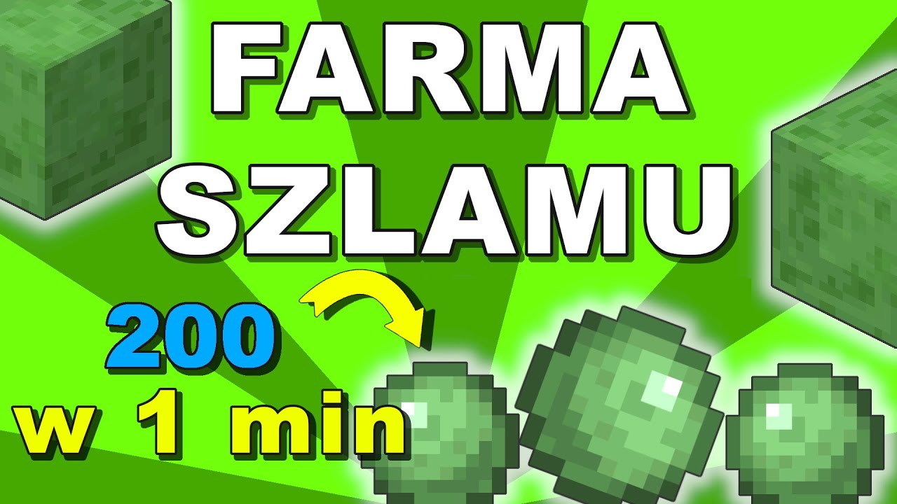 Bardzo prosta FARMA SZLAMU w Minecraft? 🔥Jak zrobić farmę slimów