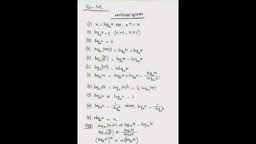 logarithms formulas | log formulas in maths | Logarithm formula| লগারিদম #viral #viral shorts