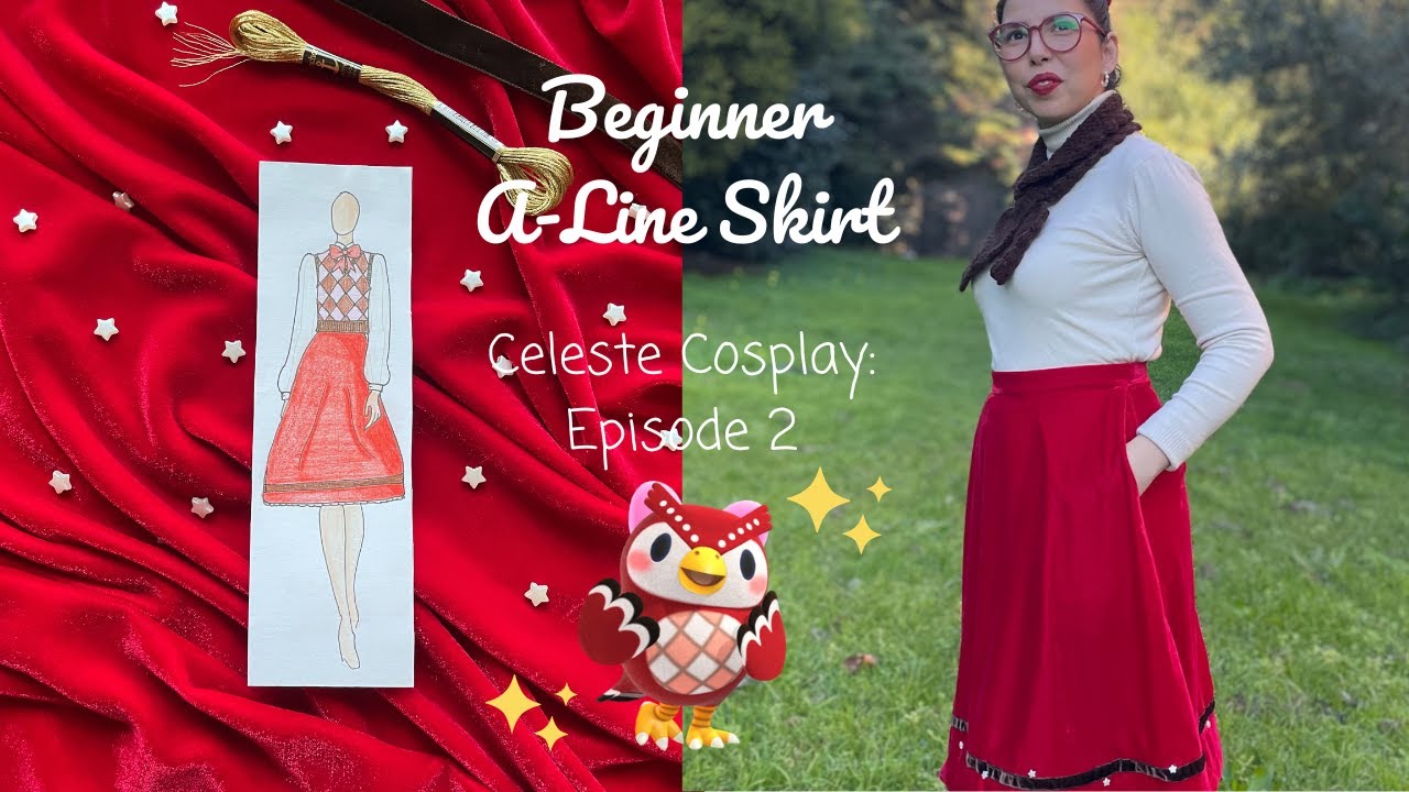 Beginner Friendly A-Line Skirt // Celeste Cosplay: Episode 2 