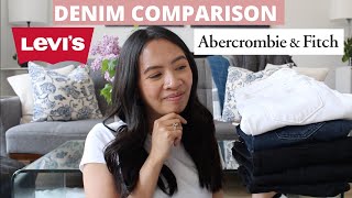 okay but do they give me a cameltoe? 🙃 @abercrombie @Levi's #denimsho