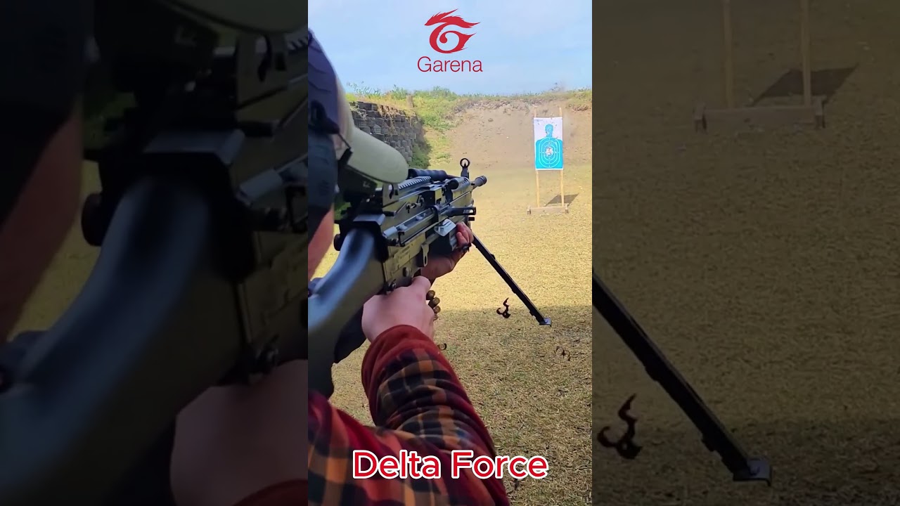 Heavy War Industrial M249! Gerçek vs Garena Delta Force