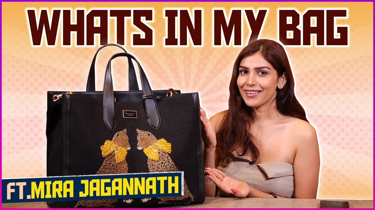 What's In My Bag ft. Mira Jagannath | Yeu Kashi Tashi Mi Nandayla | Illu Illu