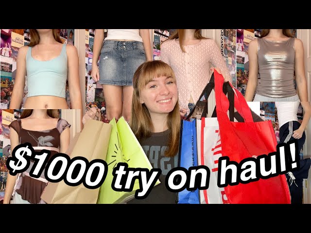 trying VIRAL tiktok clothing stores ($1000 clothing haul) 