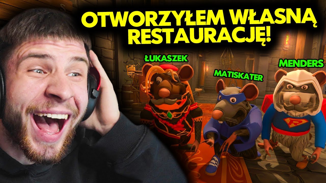 OTWORZYŁEM WŁASNĄ RESTAURACJĘ! /w MENDERS, ŁUKASZEK