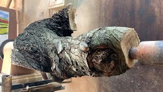 Unlimited creativity turn redwood branches into exquisite works of art
