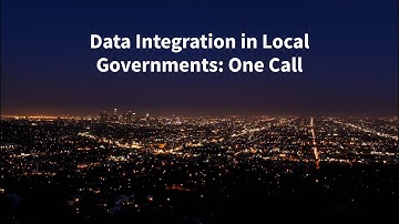 Data Integration in Local Governments: One Call