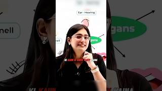 Sense organs explained by Aarushi mam ✍️ #pw #alakhpandey #jee #neet