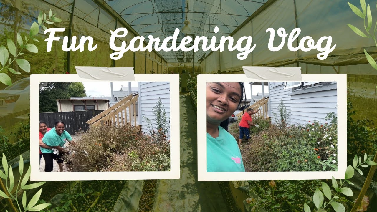 GARDEN CLEANUP WITH  MUM | SIMPLE LIFE VLOG