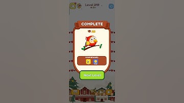 Bird sort colour gameplay to collect birds of same colour in a row #level 249 to 250 #birdsmovie