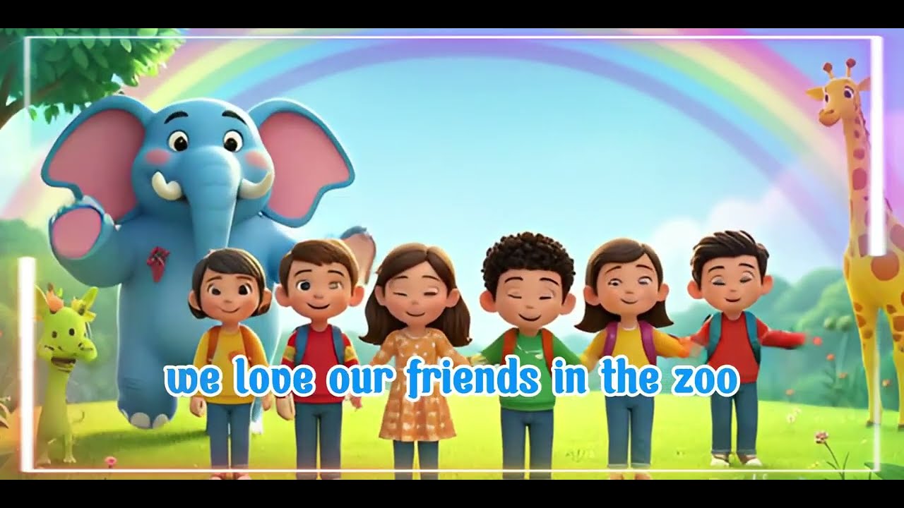 Zoo Song | Fun 3D Kids Music Video (Disney Style Animation)