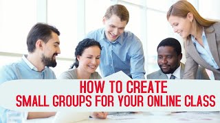 How to create small groups for your online class|small groups on Edmodo